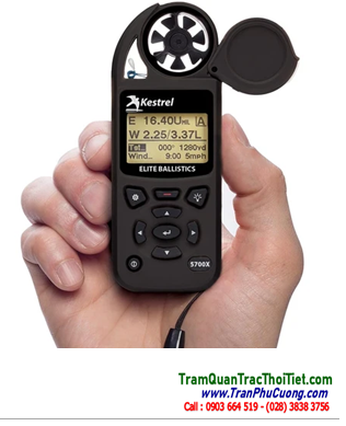 Kestrel 5700X Elite Weather Meter With Applied Ballistics and LiNK _Xuất xứ Mỹ _ Máy đo vi khí hậu 